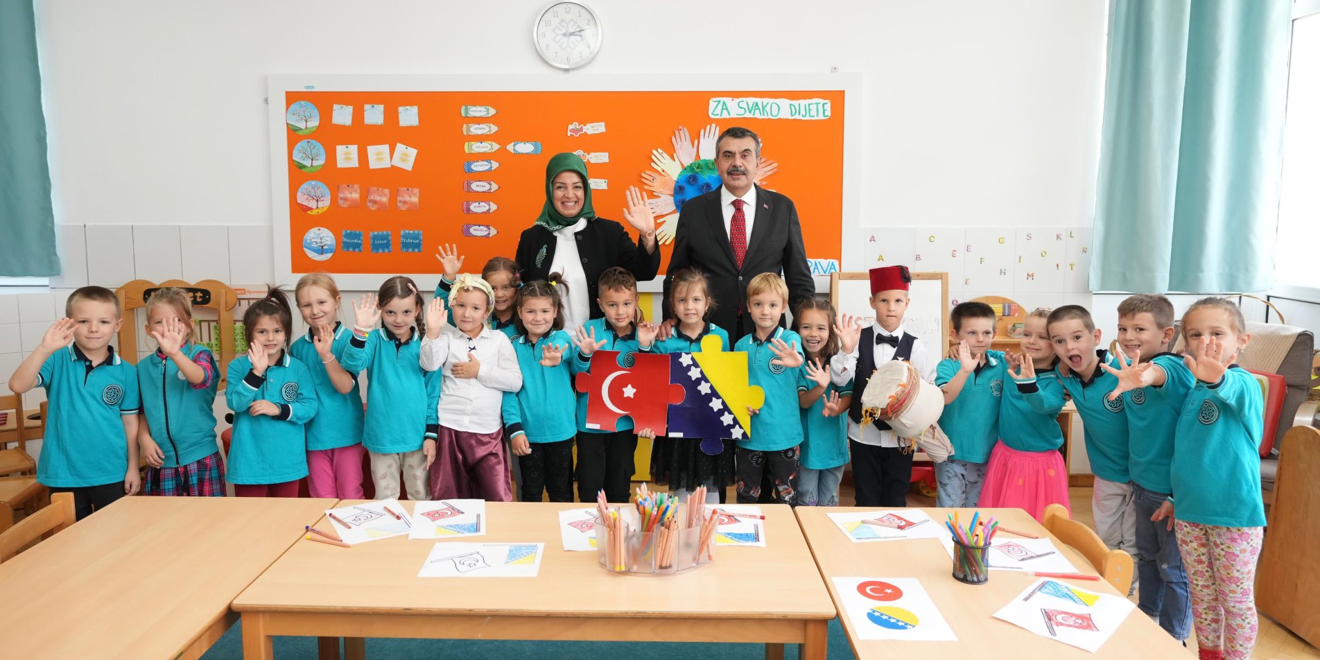 MINISTER TEKİN VISITS THE TURKISH MAARİF FOUNDATION SCHOOLS IN SARAJEVO